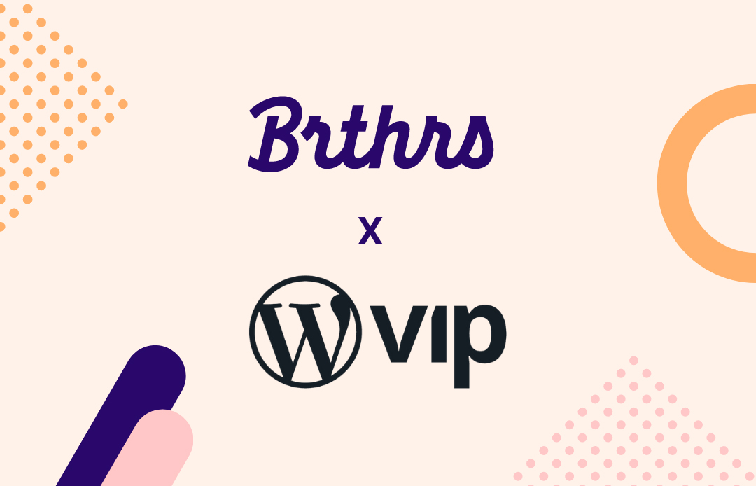 logo brthrs and logo wordpress vip